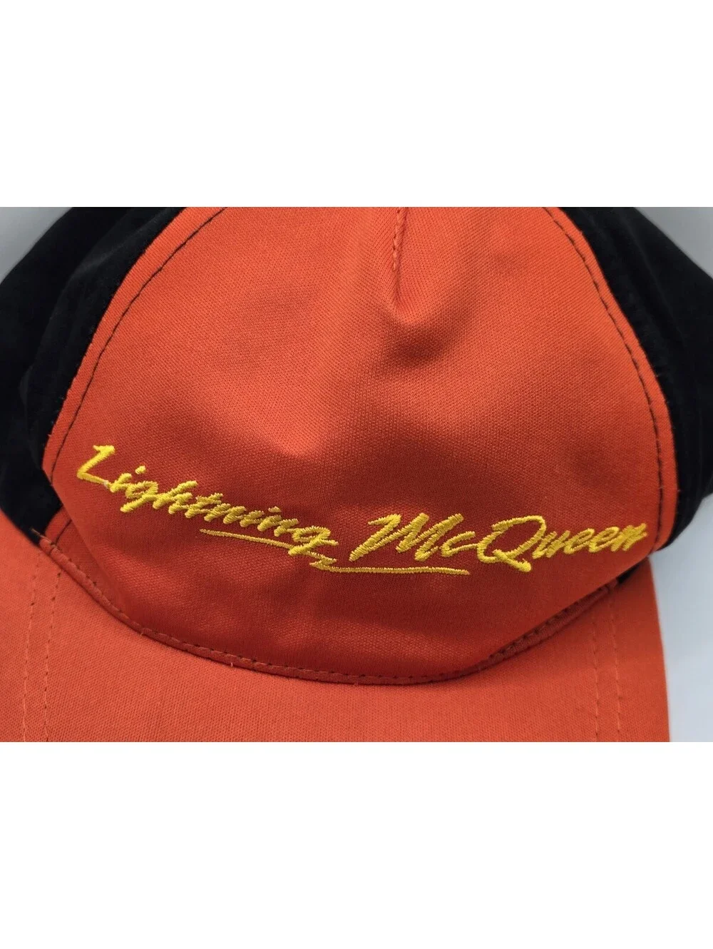 Lightning McQueen Red Black Embroidered Snapback Kids Disney Cars Hat